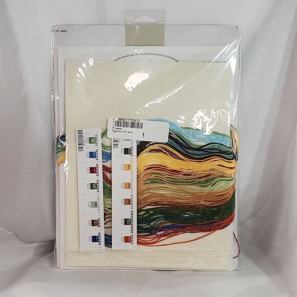 Dimensions Baby Hugs 'Savannah Birth Record' Cross Stitch Kit 12" X 12" Safari - Picture 4 of 4